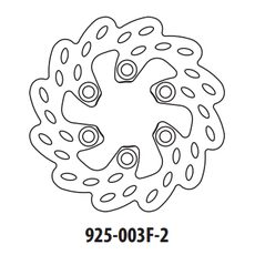 STABDŽIŲ DISKAS GOLDFREN 925-003F-2 PRIEKINIŲ 180 MM
