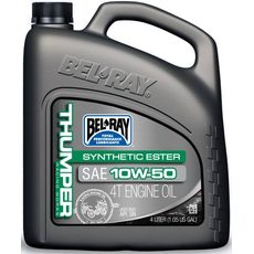 Variklio tepalas Bel-Ray THUMPER RACING WORKS SYNTHETIC ESTER 4T 10W-50 4 l
