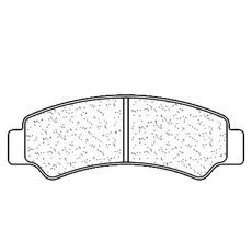 STABDŽIŲ TRINKELĖS CL BRAKES 1261 ATV1