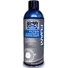 ORO FILTRO VALIKLIS BEL-RAY FOAM FILTER CLEANER & DEGREASER (400ML SPRAY)