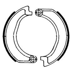 BŪGNINIŲ STABDŽIŲ TRINKELĖS FERODO 225129105