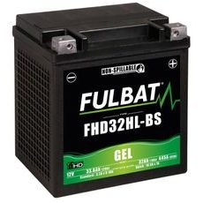 AKUMULIATORIUS SU ŽĖLĖ UŽPILDU FULBAT FHD32HL-BS GEL (YHD32HL-BS GEL)