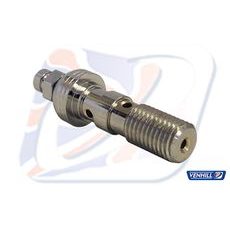 BANJO BOLT BLEED VENHILL POWERHOSEPLUS 410125DC 10X1.25MM, CHROMAS