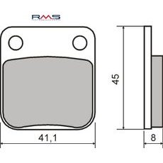 STABDŽIŲ TRINKELĖS RMS 225101440 ORGANIC