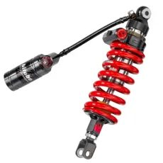 MONOSHOCK BITUBO CLU3 ADJUSTABLE: HYDRAULIC SPRING PRELOAD, REBOUND, DOUBLE COMPRESSION, LENGTH RED SPRING