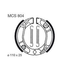 BŪGNINIŲ STABDŽIŲ TRINKELĖS LUCAS MCS 804
