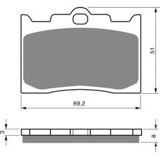 STABDŽIŲ TRINKELĖS GOLDFREN 132 S3