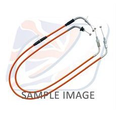 THROTTLE CABLES (PAIR) VENHILL S01-4-117-OR FEATHERLIGHT, ORANŽINĖS SPALVOS