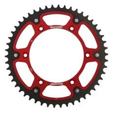 REAR SPROCKET SUPERSPROX STEALTH RST-1512:50-RED, RAUDONOS SPALVOS 50T, 520