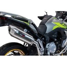 SLIP-ON EXHAUST GPR FURORE-X ACCIAIO BRK24.VO.7.FUXIO BRUSHED STAINLESS STEEL INCLUDING REMOVABLE DB KILLER AND LINK PIPE