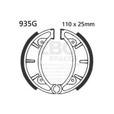 BŪGNINIŲ STABDŽIŲ TRINKELĖS EBC 935G GROOVED