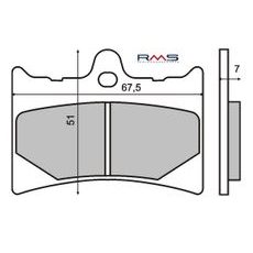 STABDŽIŲ TRINKELĖS RMS 225100530 ORGANIC
