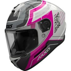 FULL FACE HELMET AXXIS DRAKEN S COUGAR GLOSS FLUOR PINK, XS DYDŽIO