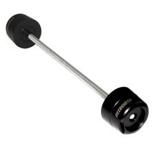 REAR FORK PROTECTION ACCOSSATO PP079 ALUMINIUM AND PLASTIC MATERIAL, JUODOS SPALVOS