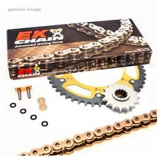 CHAIN KIT EK PREMIUM EK + JT SU AUKSINĖS SPALVOS ZVX3 GRANDINE -ABSOLUTE TOP QUALITY