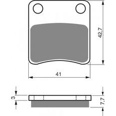 STABDŽIŲ TRINKELĖS GOLDFREN 110 S3