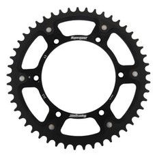 REAR SPROCKET SUPERSPROX STEALTH RST-245:49-BLK, JUODOS SPALVOS 49T, 520