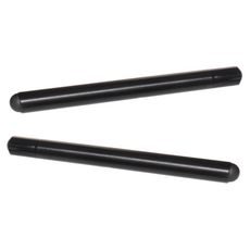 CLIP-ONS ACCOSSATO ALUMINIUM, 280MM WITH CAPS, BLACK