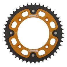 REAR SPROCKET SUPERSPROX STEALTH RST-998:46-GLD, AUKSO SPALVOS 46T, 428
