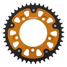 REAR SPROCKET SUPERSPROX STEALTH RST-744:42-GLD, AUKSO SPALVOS 42T, 525