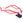 Variklio lankai RDMOTO CF108R, raudonos spalvos with slider SL01