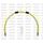 Priekinės stabdžių žarnelės komplektas Venhill POWERHOSEPLUS HON-1000FS-YE (1 žarnelė rinkinyje) Yellow hoses, stainless steel fittings