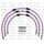 STANDARD Front brake hose kit Venhill POWERHOSEPLUS KAW-9002FB-PU (3 žarnelės rinkinyje) Purple hoses, black fittings