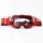 Goggles ARIETE 8K ENDURO 14960-ERR double clear lens, raudonos spalvos