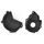 Clutch and ignition cover protector kit POLISPORT 90996, juodos spalvos