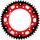 Rear sprocket SUPERSPROX STEALTH RST-6:48-RED, raudonos spalvos 48T, 525