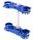 Triple clamp X-TRIG ROCS TECH 40201012, mėlynos spalvos
