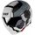 JET helmet AXXIS RAVEN SV ABS milano matt white, XXL dydžio