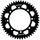 Rear ALU sprocket SUPERSPROX RAL-455:49-BLK, juodos spalvos 49T, 420