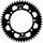 Rear ALU sprocket SUPERSPROX RAL-455:49-BLK, juodos spalvos 49T, 420