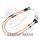 Throttle cables (pair) Venhill Y01-4-078-OR featherlight, oranžinės spalvos