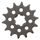 Chain kit EK -, sidabrinės spalvos chain 420 DEH, Non-sealed, CHK front sprocket SUPERSPROX, CHK rear sprocket SUPERSPROX skirtas YAMAHA TT-R 90 2000-2004