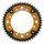 Rear sprocket SUPERSPROX STEALTH RST-455:47-GLD, aukso spalvos 47T, 420