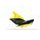 Šoninė apsaugos POLISPORT 8605200001 (pora) yellow RM 01/black