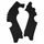Rubber Frame Pads VIBRAM M7332N Off-Road, juodos spalvos