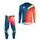 Set of MX pants and MX jersey YOKO VIILEE blue/orange; blue/orange/yellow 30 (S)