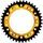 Rear sprocket SUPERSPROX STEALTH RST-990:40-GLD, aukso spalvos 40T, 520