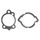 Engine gasket set RMS 100689640 43 mm