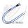 Throttle cables (pair) Venhill T01-4-139-BL featherlight, mėlynos spalvos