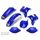 Išorinių plastmasinių detalių rinkinys CYCRA POWERFLOW 9820-88, HUSABERG mėlynos spalvos