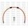 Galinės stabdžių žarnelės rinkinys Venhill POWERHOSEPLUS HON-4015RB-OR (1 žarnelė rinkinyje) Orange hoses, black fittings