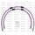 STANDARD Front brake hose kit Venhill POWERHOSEPLUS SUZ-6036F-PU (2 žarnelės rinkinyje) Purple hoses, chromed fittings