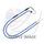 Throttle cables (pair) Venhill S01-4-111-BL featherlight, mėlynos spalvos