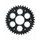 Rear sprocket STEALTH with alloy disc SUPERSPROX RSA-737_525:38-BLK, juodos spalvos 38T, 520