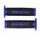 Pair of Racing Grips ACCOSSATO GR006 in thermoplastic rubber black with colourful Accossato Sign