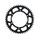 Rear ALU sprocket SUPERSPROX RAL-1512:50-BLK, juodos spalvos 50T, 520